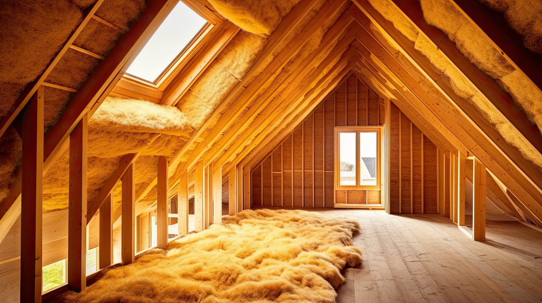 Thermal Safe Attic Protecting Your Home with Insulation and Eco-Friendly Material.